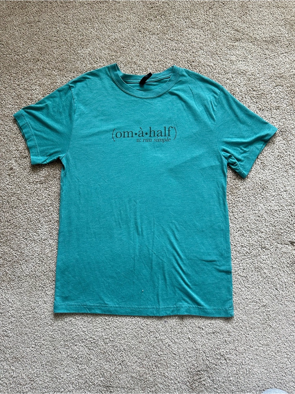 Teal Short-Sleeve Men's Crewneck T-Shirt